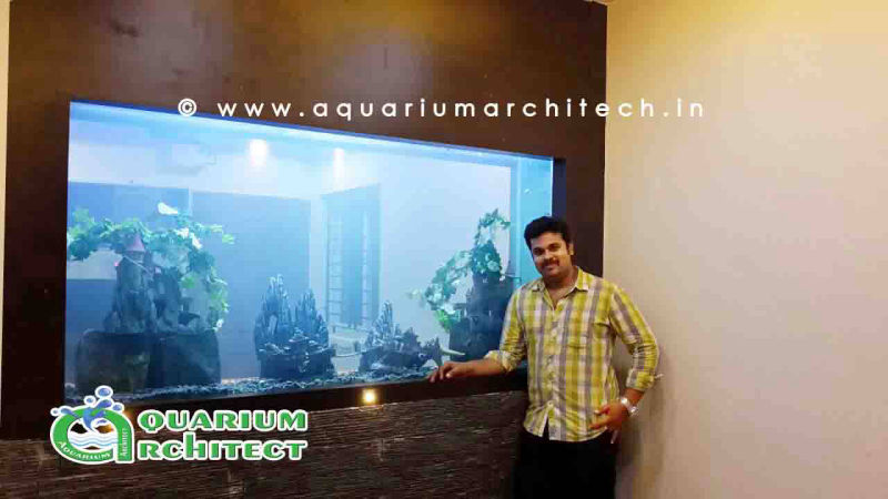 Marine Aquarium at Aircel Office by Aquarium Chennai | Marine aquariuim in india | Aquarium architect